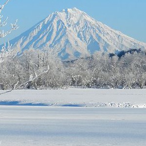 Snowy Volcano